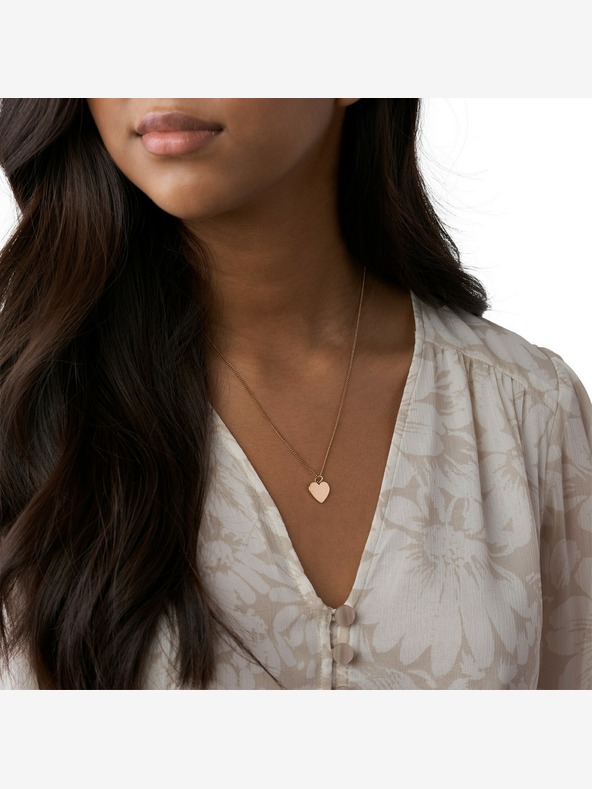 Fossil Дамско стоманено колие Fossil JF03021791