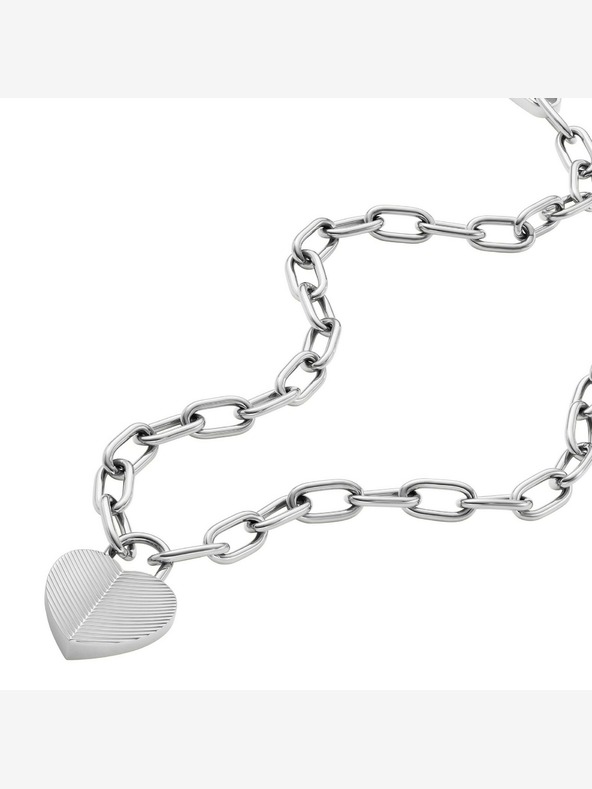 Fossil Дамско стоманено колие Fossil JF04657040