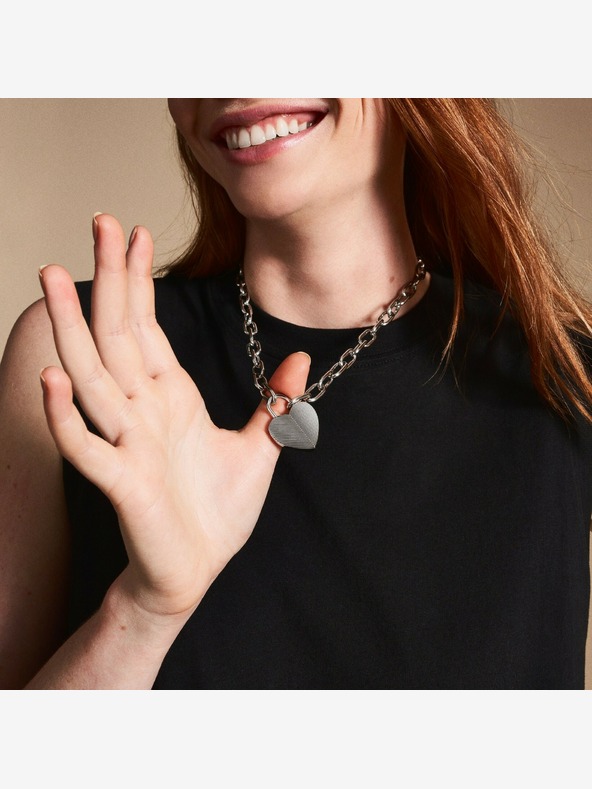 Fossil Дамско стоманено колие Fossil JF04657040
