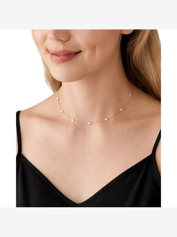 Michael Kors Дамско сребърно колие Michael Kors MKC1714CZ710