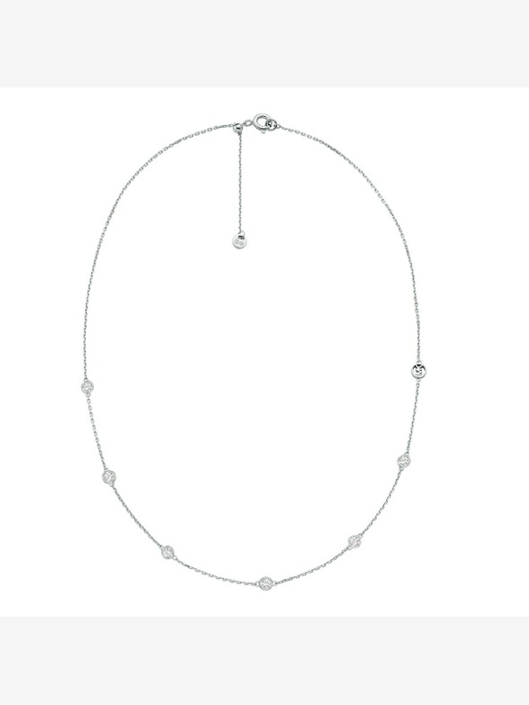 Michael Kors Дамско сребърно колие Michael Kors MKC1714CZ040