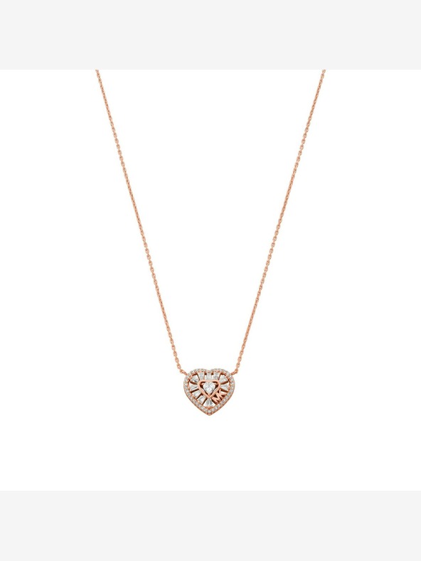 Michael Kors Дамско сребърно колие Michael Kors MKC1689CZ041