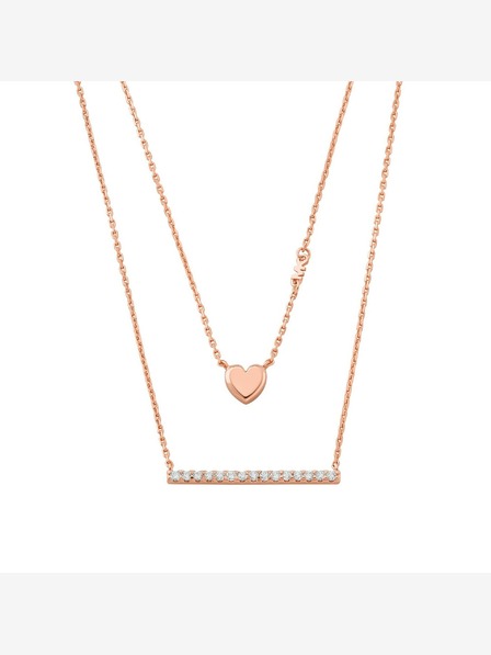 Michael Kors Дамско сребърно колие Michael Kors MKC1675CZ791