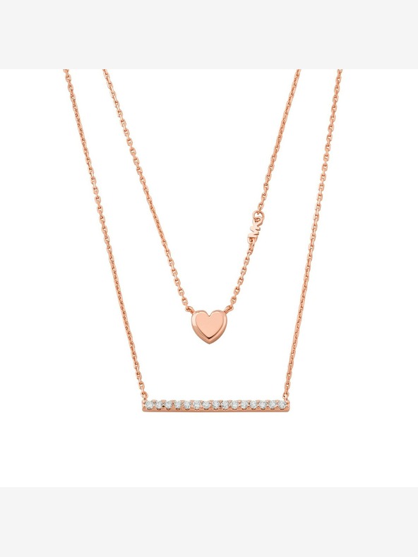 Michael Kors Дамско сребърно колие Michael Kors MKC1675CZ791