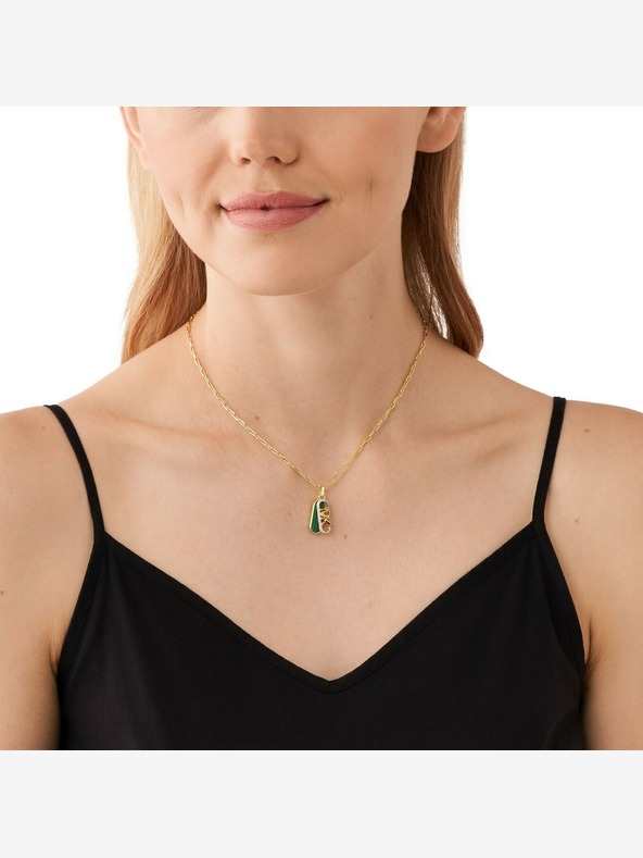 Michael Kors Дамско месингово колие Michael Kors MKJ8274MC710