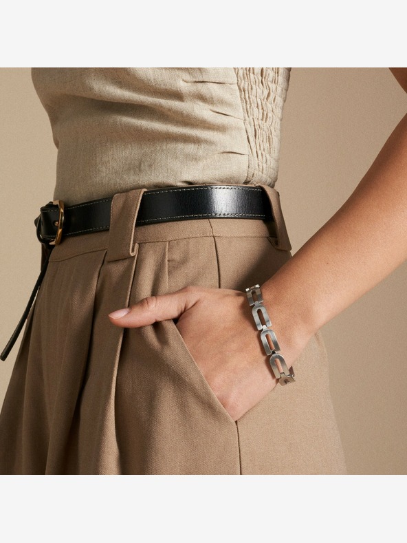 Fossil Унисекс стоманена гривна Fossil DX1493040