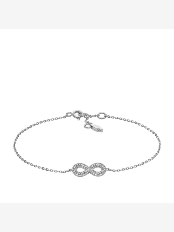 Fossil Дамска сребърна гривна Fossil JFS00633040