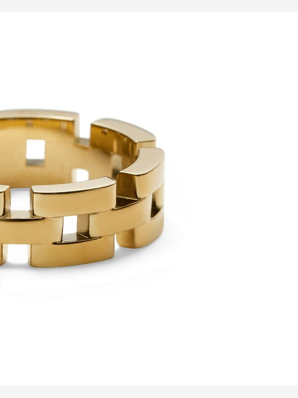 Daniel Wellington Daniel Wellington златен стоманен пръстен с 3 връзки