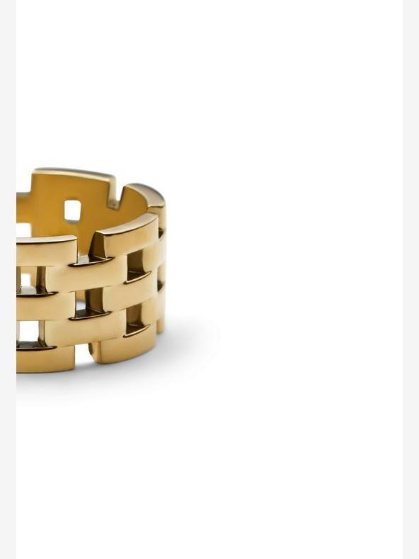 Daniel Wellington Пръстен от златна стомана Daniel Wellington 5-Link