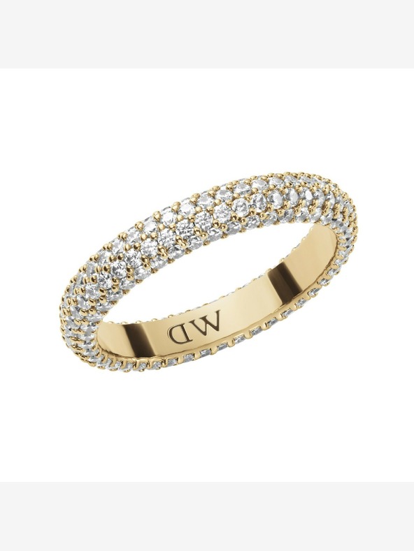 Daniel Wellington Пръстен от стомана с паве на Daniel Wellington