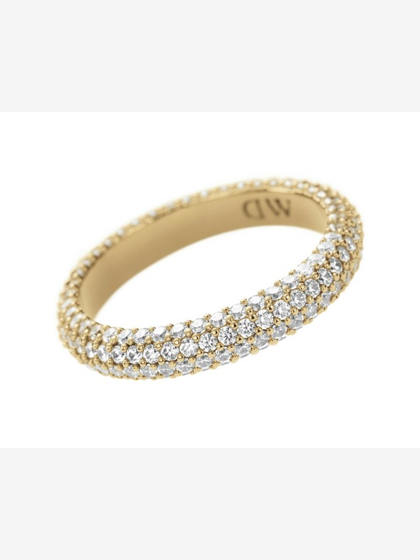 Daniel Wellington Пръстен от стомана с паве на Daniel Wellington