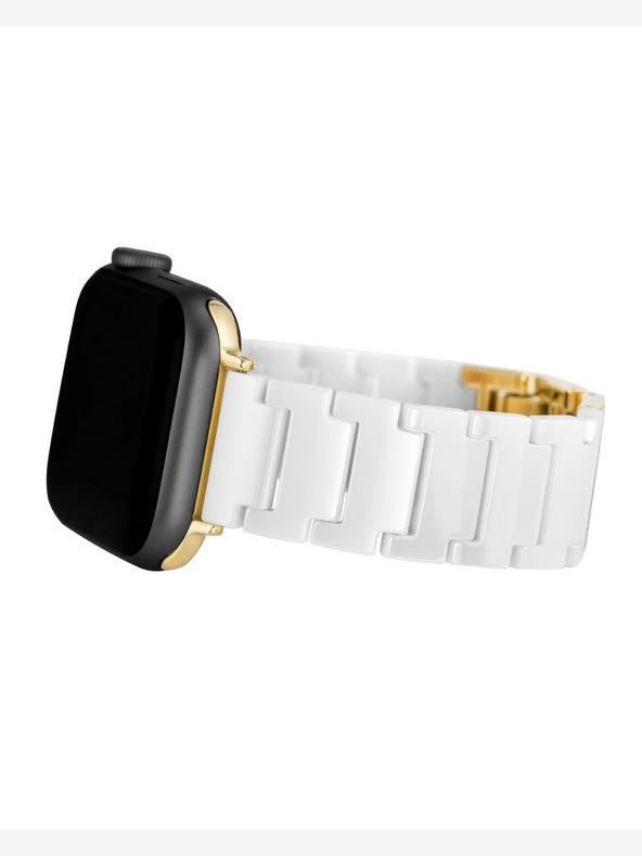 Anne Klein Anne Klein Дамска керамична каишка за Apple Watch 38/40/41 мм , WK/1010GPWT38