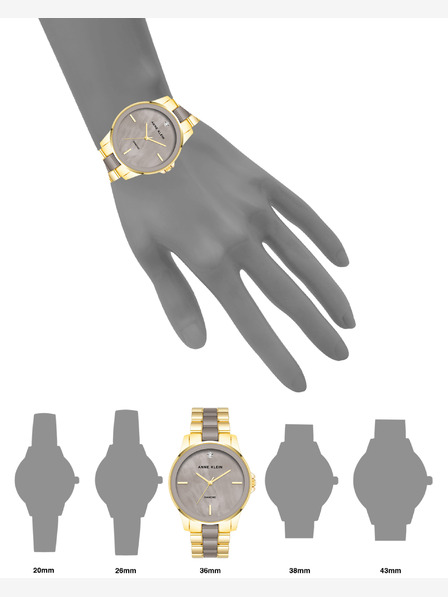 Anne Klein Anne Klein AK/ 4120TPGB дамски кръгъл часовник