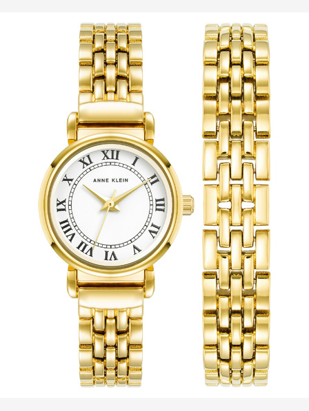 Anne Klein Anne Klein AK/ 4144GPST подаръчен комплект дамски часовник и гривна