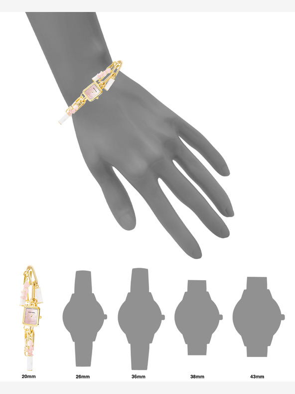 Anne Klein Anne Klein AK/ 4108RQCH Дамски квадратен часовник