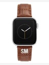 Steve Madden Steve Madden Дамска кафява веганска кожена каишка за Apple Watch 38/40/41 мм , WS/1002SVHY384041