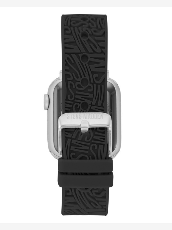 Steve Madden Steve Madden Черна силиконова каишка за Apple Watch 38/40/41 мм, WS/1003BKSV384041