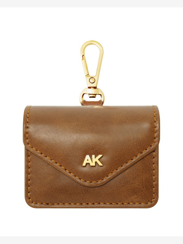 Anne Klein Кафяв кожен калъф Anne Klein за слушалки Apple AirPods Pro