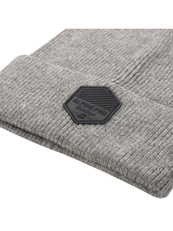 ALPINE PRO Зимна шапка ALPINE PRO ZASIAFE dk.true grey