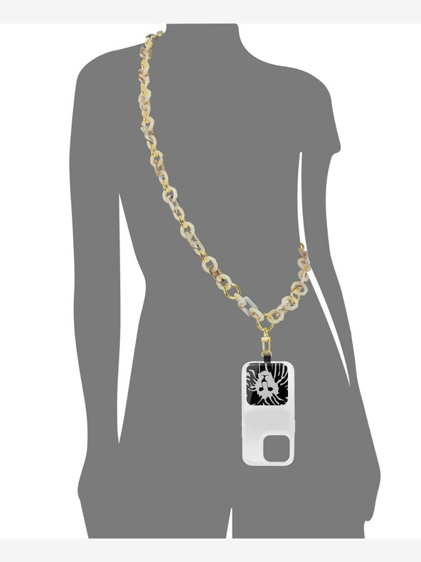 Anne Klein Пластмасова верижка за кръст за мобилен телефон Anne Klein WK4028GPIV