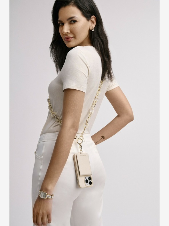 Anne Klein Пластмасова верижка за кръст за мобилен телефон Anne Klein WK4028GPIV