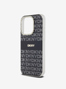 DKNY PC/TPU Repeat Pattern Tonal Stripe Magsafe Back Cover за iPhone 13 Pro Black DKNY