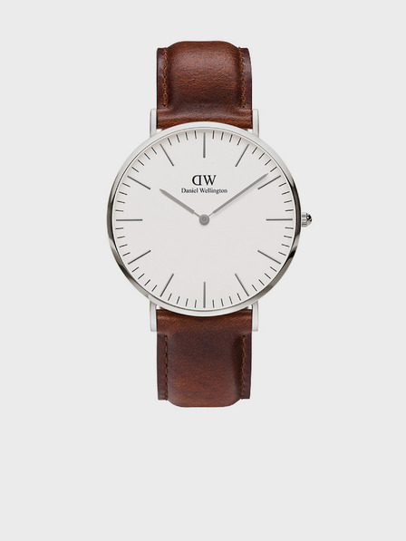 Daniel Wellington Мъжки часовник Daniel Wellington Classic St Mawes с кожена каишка