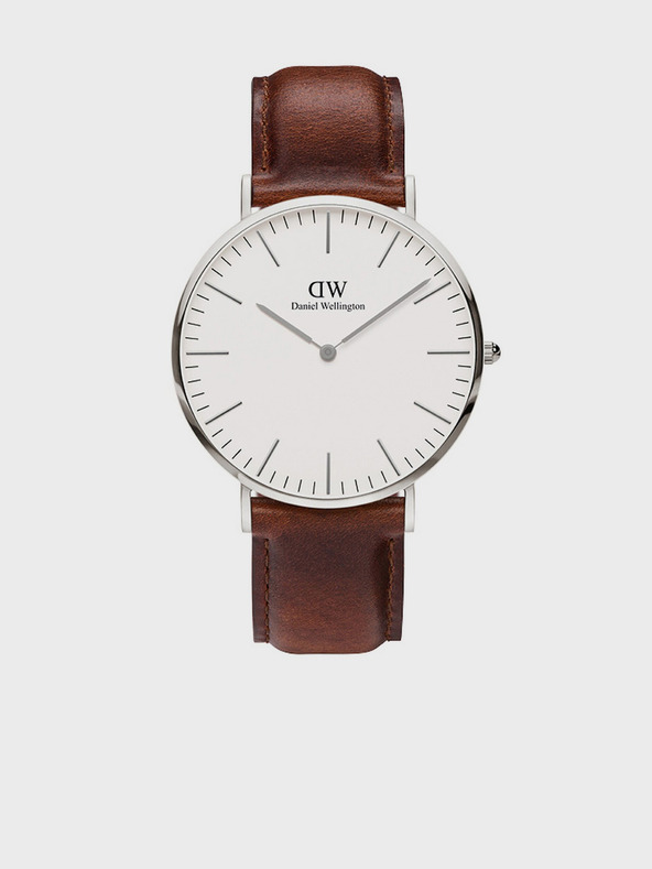 Daniel Wellington Мъжки часовник Daniel Wellington Classic St Mawes с кожена каишка