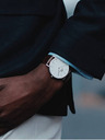 Daniel Wellington Мъжки часовник Daniel Wellington Classic St Mawes с кожена каишка