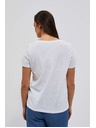 Moodo Бяла дамска тениска Moodo