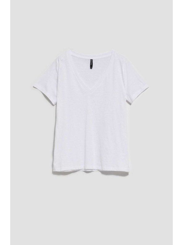 Moodo Бяла дамска тениска Moodo