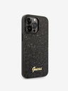 Guess Guess PC/TPU Glitter Flakes Metal Logo Back Cover за iPhone 14 Pro Max Black