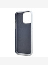 Karl Lagerfeld Заден капак Grained PU Hotel RSG за iPhone 15 Pro Grey Karl Lagerfeld