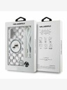 Karl Lagerfeld Karl Lagerfeld IML Monogram Crossbody K&CH Heads MagSafe заден капак за iPhone 16 прозрачен