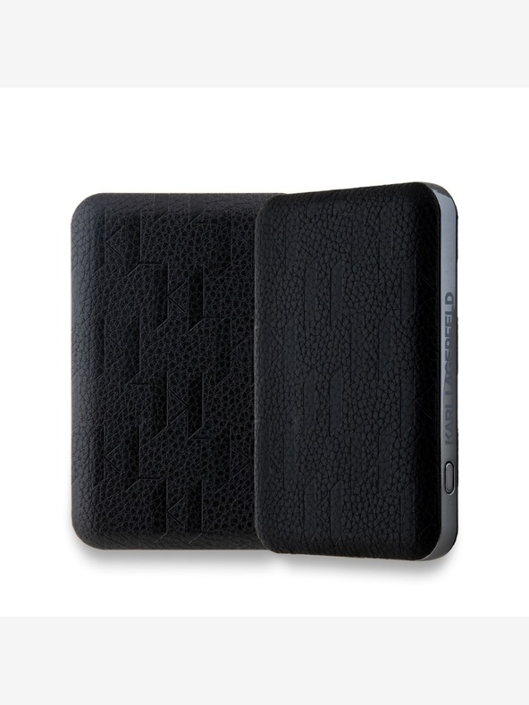 Karl Lagerfeld Карл Лагерфелд Релефна глава на K&CH MagSafe Powerbank 5000mAh Black