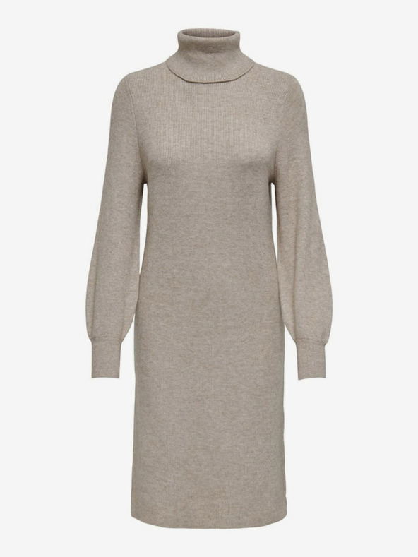 ONLY ONLY Sasha Бежова дамска рокля с пуловер