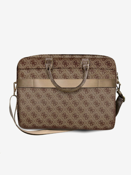 Guess Guess PU 4G Metal Logo чанта за тефтер 15/16 Brown"