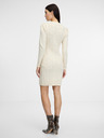 Orsay Кремава дамска рокля-пуловер ORSAY