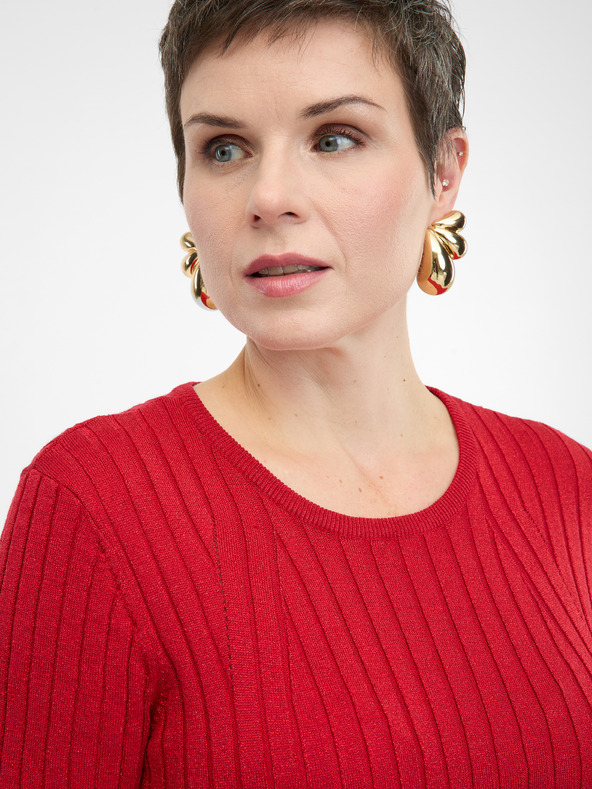 Orsay Червена дамска миди рокля ORSAY