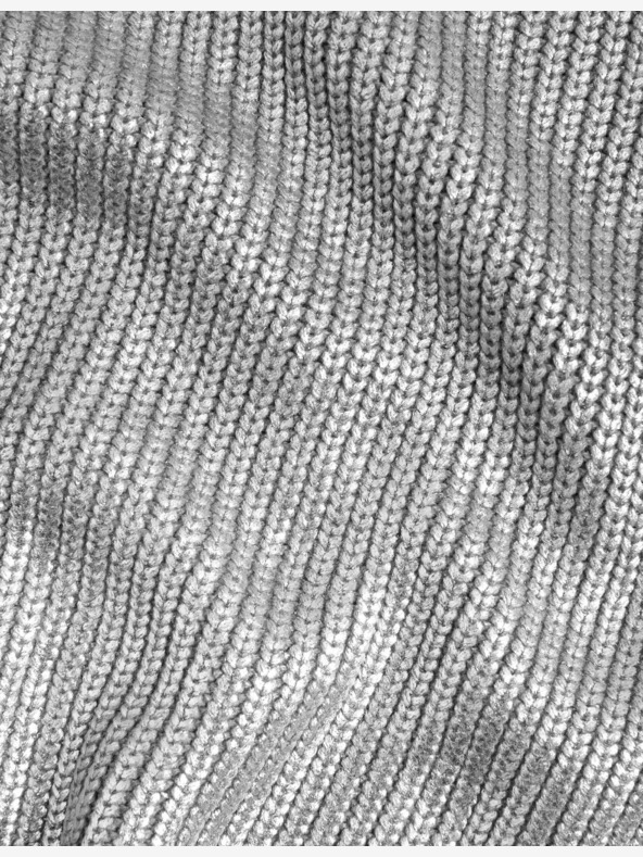 Marks & Spencer Метален пуловер с кръгло деколте с ребра Marks & Spencer сребрист