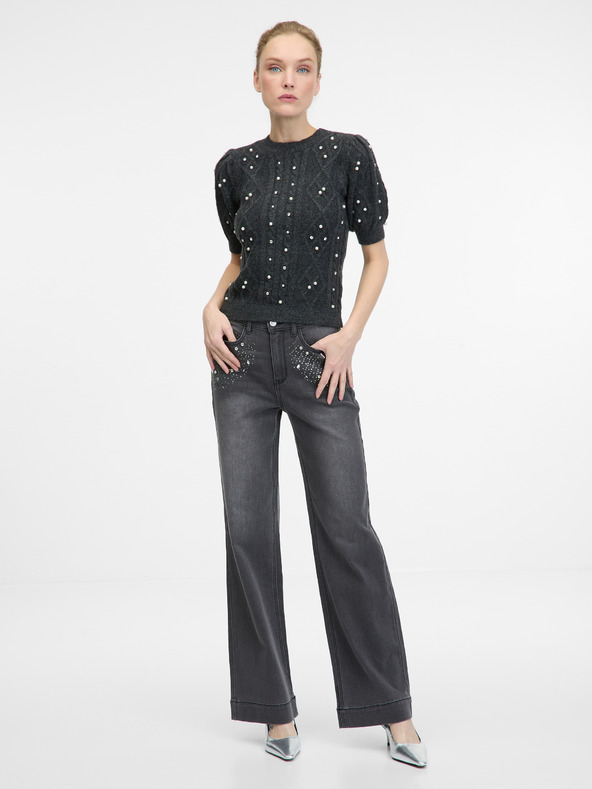 Orsay Тъмносив дамски пуловер ORSAY