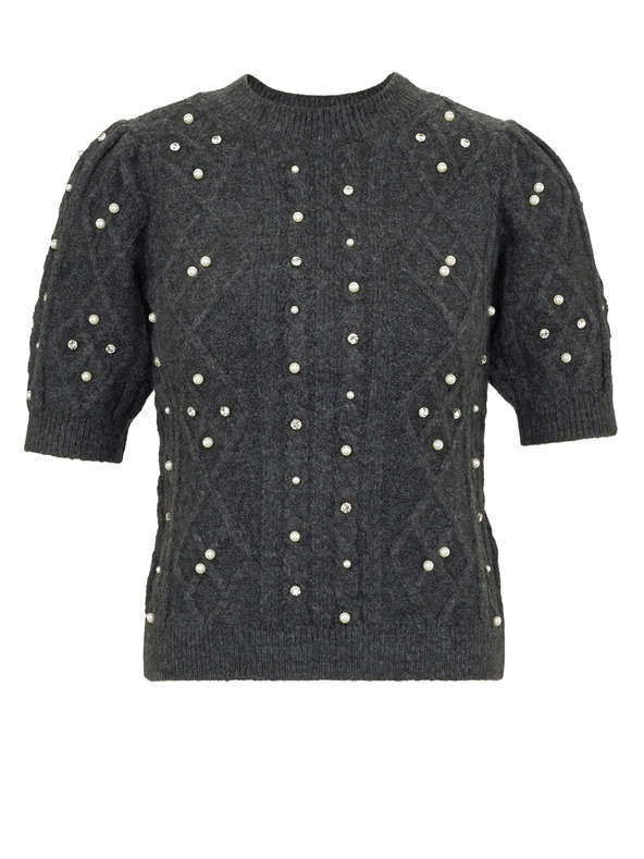 Orsay Тъмносив дамски пуловер ORSAY