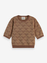 Scotch & Soda Кафяв дамски шарен пуловер Scotch & Soda