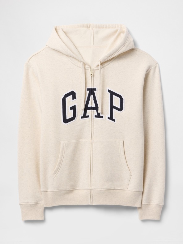 GAP Суитшърт с цип и лого на Gap