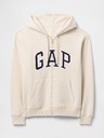 GAP Суитшърт с цип и лого на Gap