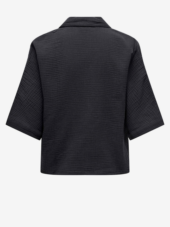 ONLY Тъмно сива дамска блуза ONLY Thyra