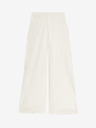 Marks & Spencer Сатенени панталони палацо с еластична талия Marks & Spencer крем