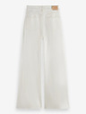 Scotch & Soda Бели дамски дънки с широки крачоли Scotch & Soda