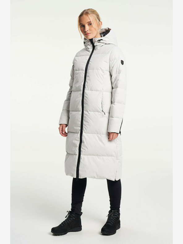 Tenson Дамско зимно палто TENSON Shanna Down Coat W Light Grey
