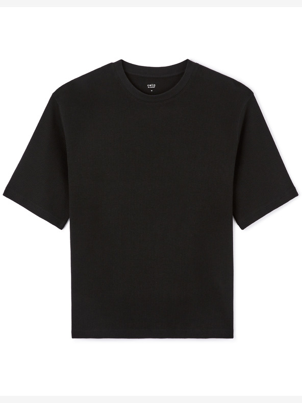 Celio Черна мъжка тениска Celio Lemiwaff